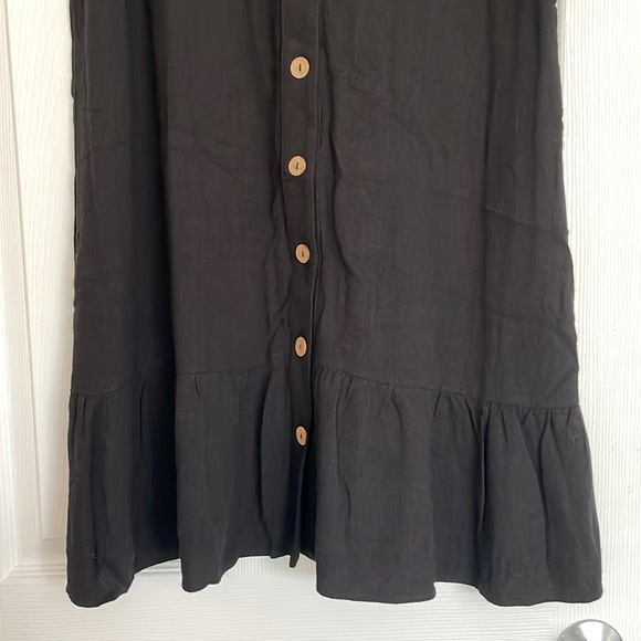 Little Black Linen Dress - New with Tags - Picture 5 of 7
